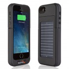 iPhone 5 / 5s / SE Solar Akku Deckel Surfr -SFI-2000-BL - Schwarz