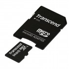 Transcend Extreme-Speed Micro SDXC - 64GB Class 10 Speicherkarte - mit SD-Adapter - TS64GUSDXC10