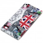 Huawei Ascend P6 Hülle - Silikon Case - London Sights GB Flag