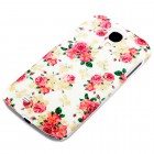 Samsung Galaxy S4 Hülle - Silikon Case - Blumengesteck Rote Blumen