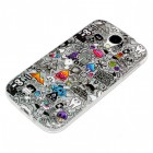 Samsung Galaxy S4 Hülle - Silikon Case - Comic Grau