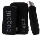 Handytasche bugatti SoftTouchNeopren SlimCase Schwarz - M