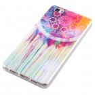 Huawei P8 Hülle - Silikon Case - Buntes Mandala Aquarell