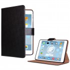 iPad Mini 2 / iPad Mini Retina Hülle - beschichtetes Leder - Flip Case - Schwarz