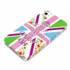 iPhone 4 4s Hülle - Hardcase - Keep Calm and Carry On Bunt