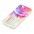 iPhone 5 5s / iPhone SE Hülle - Silikon Case - Buntes Mandala Aquarell