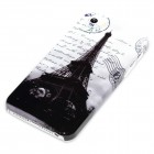 iPhone 5 5s / iPhone SE Hülle - Hardcase - Eiffelturm Schwarz Weiß