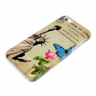 iPhone 5c Hülle - Softcase - Freiheitsstatue Rosa Blume