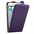 iPhone 6 / 6s Hülle - beschichtetes Leder - Flip Case - Lila