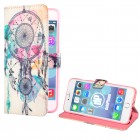 iPhone 6 Plus / 6s Plus Hülle - Kunstleder - Flipcase - Traumfänger
