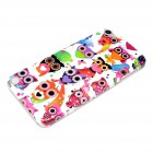 iPod Touch 5 Hülle - Hardcase - Kleine Bunte Eulen Große Augen