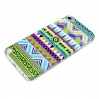 iPod Touch 5 Hülle - Hardcase - Zick Zack Muster Grün