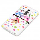LG G2 Hülle - Silikon Case - Eulen Familie