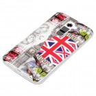 LG G2 Hülle - Silikon Case - London Sights GB Flag
