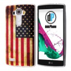 LG G4 Hülle - Silikon Case - Retro Flagge USA