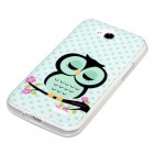 LG Optimus L90 Hülle - Silikon Case - deinPhone Eule