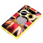 Nokia Lumia 820 Hülle - Silikon Case - Retro Flagge GB Piraten Eule