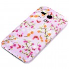 Motorola Moto G Hülle - Hardcase - Blumen Schmetterlinge Rosa
