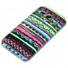 Motorola Moto G Hülle - Hardcase - Zick Zack Muster Bunt