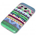 Motorola Moto G Hülle - Hardcase - Zick Zack Muster Grün