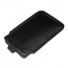 Motorola Moto E Ledertasche - Echtleder - Schwarz