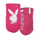 Original Playboy Handy Stofftasche Pink Weiß