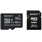 Orignal Sony MicroSDHC Speicherkarte 32GB + SD-Adapter - Klasse 10 UHS-1