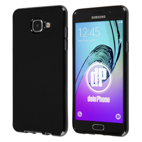 Samsung Galaxy A3 (2016) Hülle - Silikon Case - Schwarz