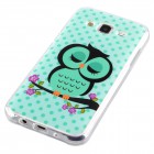 Samsung Galaxy J5 (2015) Hülle - Silikon Case - deinPhone Eule