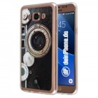 Samsung Galaxy J7 (2016) Hülle - Silikon Case - Retro Kamera