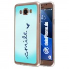 Samsung Galaxy J7 (2016) Hülle - Silikon Case - Smile