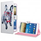 Samsung Galaxy Note 3 Neo Hülle - Kunstleder - Flipcase - Gentleman Bulldogge