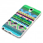 Samsung Galaxy Note 3 Neo Hülle - Silikon Case - Zick Zack Muster Grün