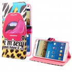 Samsung Galaxy Note 4 Hülle - Kunstleder - Flipcase - Sexy and I know it