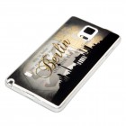 Samsung Galaxy Note 4 Hülle - Silikon Case - Berlin Skyline