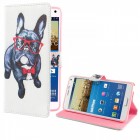 Samsung Galaxy Note 7 Hülle - Kunstleder - Flipcase - Gentleman Bulldogge