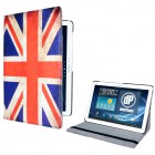 Samsung Galaxy NotePRO 12.2 Hülle - Kunstleder - Flipcase - 360 - Retro Flagge GB