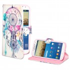 Samsung Galaxy S4 Hülle - Kunstleder - Flipcase - Traumfänger