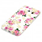 Samsung Galaxy S6 Edge Hülle - Silikon Case - Blumengesteck Weiß