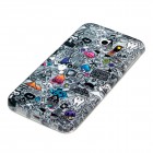 Samsung Galaxy S6 Edge Hülle - Silikon Case - Comic Muster Grau