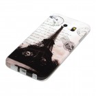 Samsung Galaxy S6 Edge Hülle - Silikon Case - Eiffelturm Schwarz Weiß