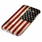 Samsung Galaxy S6 Edge Hülle - Silikon Case - Retro Flagge USA