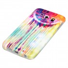 Samsung Galaxy S6 Edge Hülle - Silikon Case - Buntes Mandala Aquarell