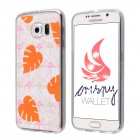 Samsung Galaxy S6 Hülle - Silikon Case - CrispyWallet - Flamingo
