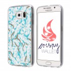 Samsung Galaxy S6 Hülle - Silikon Case - CrispyWallet - Satao Elephant