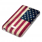 Sony Xperia E1 Hülle - Silikon Case - Retro Flagge USA