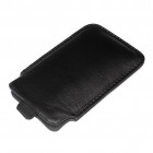 Samsung Galaxy Alpha Ledertasche - Echtleder - Schwarz