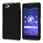 Sony Xperia Z1 Compact Hülle - Silikon Case - Schwarz