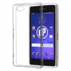 Sony Xperia Z1 Compact Hülle - Silikon Case - Transparent Clear