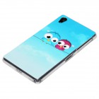 Sony Xperia Z2 Hülle - Silikon Case - Verliebte Eulen